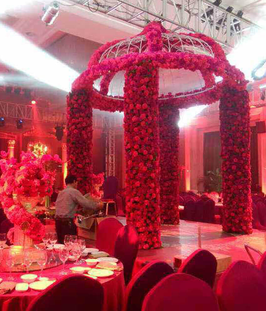 Stages, Dance Floors & Mandaps including lighting